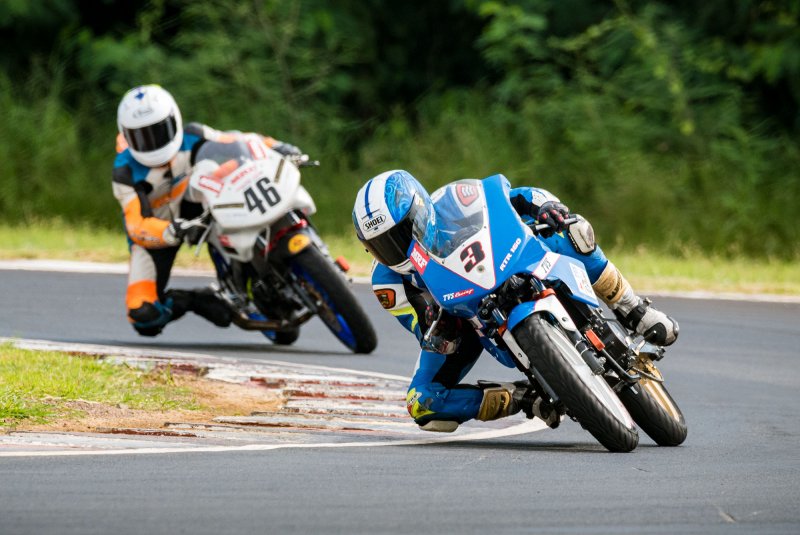 Jagan Kumar, pole position in Super Sport Indian 165cc (Oct 8).jpg