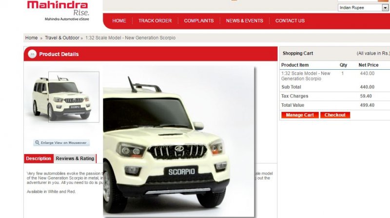 Featured image of post Online Shopping Scorpio Toy Car Price