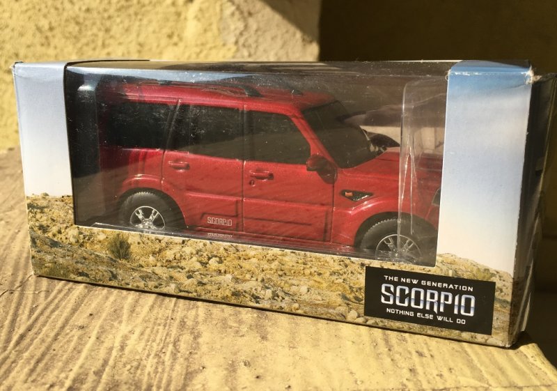scorpio model toy car