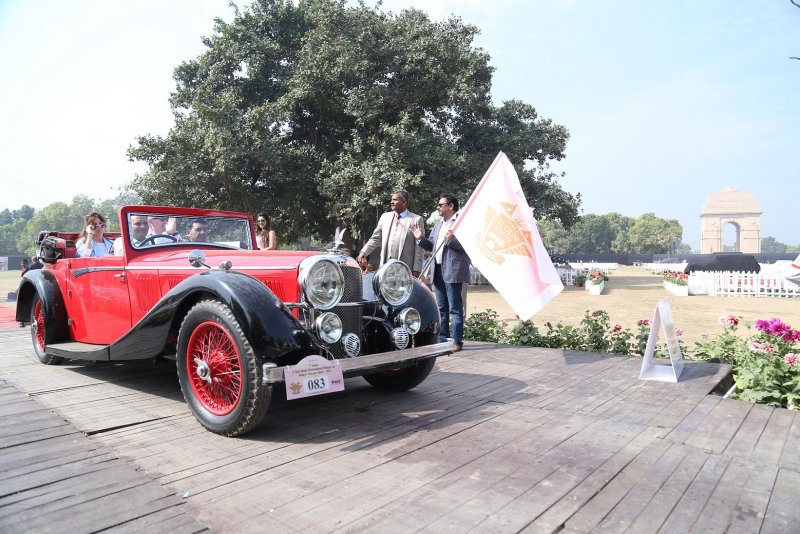 Mr. Suman Birla, Jt Sec, Ministry of Tourism with Mr Madan Mohan Flagging off the the Rally.JPG