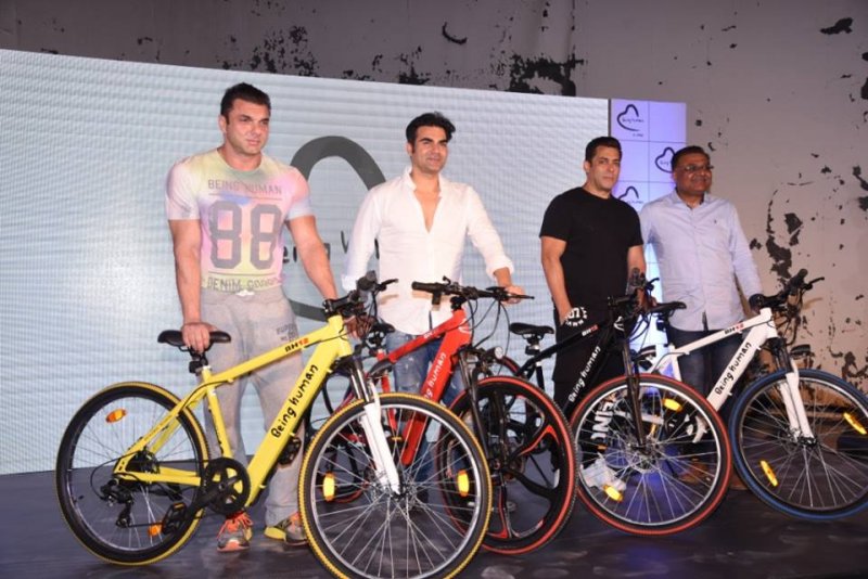 human being cycle salman khan