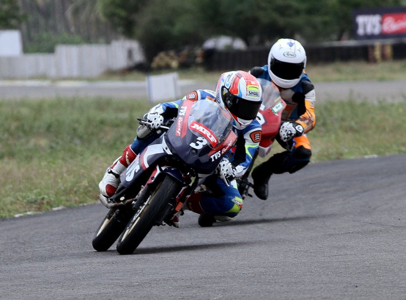 Jagan Kumar, winner of Race 2 in the Super Sport Indian 165cc class (June 11).JPG