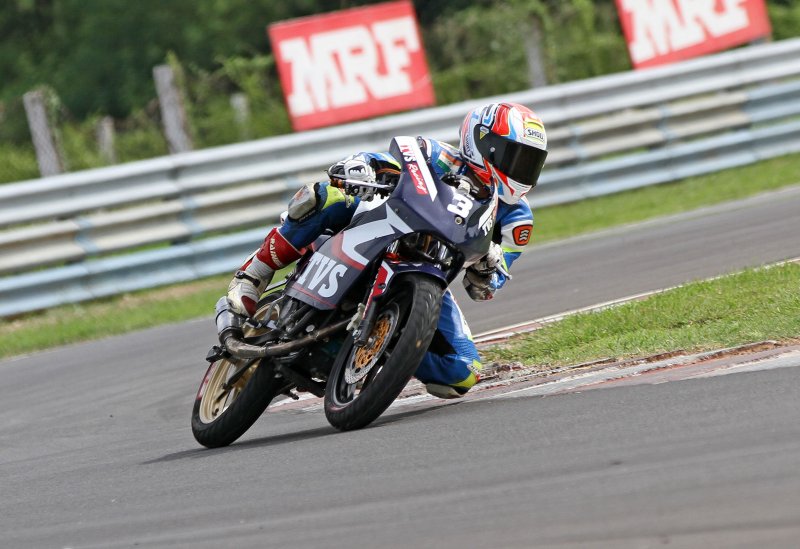 Jagan Kumar....pole position in the Super Sport Indian (up to 165cc) class (Aug 4).JPG