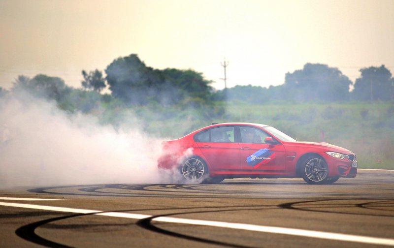 02 The BMW M3 in action at the BMW Experience Tour 2017 in Bengaluru.jpeg