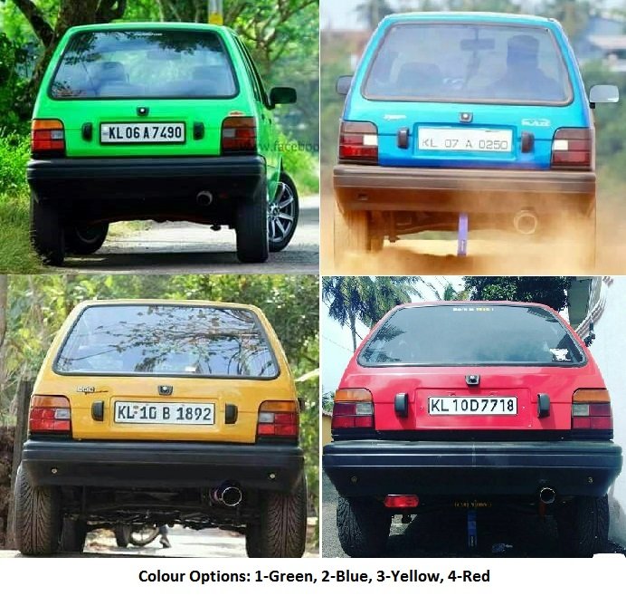 Old Alto 800 Modified