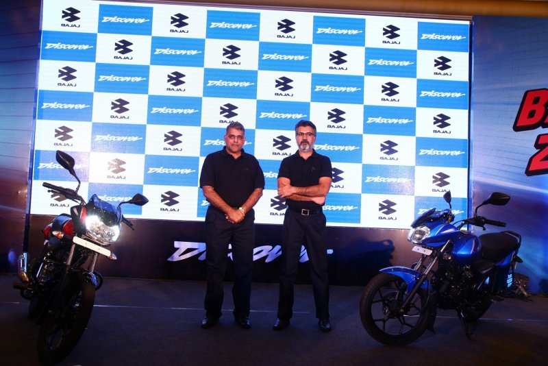 (L-R) - Mr. Eric Vas, President - Motorcycle Business & Mr Sumeet Narang, VP, Marketing, Bajaj A.JPG