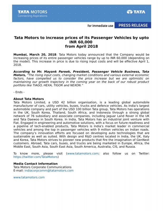 Press Release - Price Hike in April 2018-1.jpg