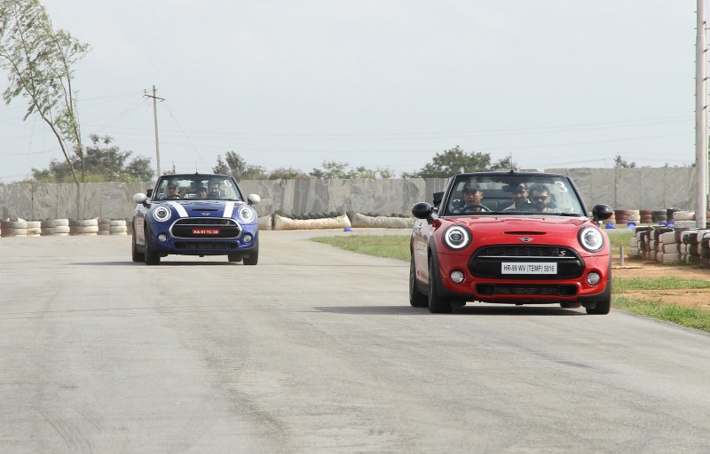 04 MINI Convertible Cooper S in action at MINI Urban Drive in Bangalore.jpg