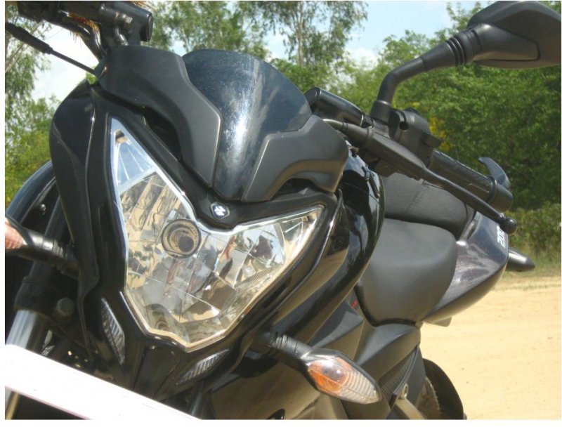 pulsar 200 ns front light