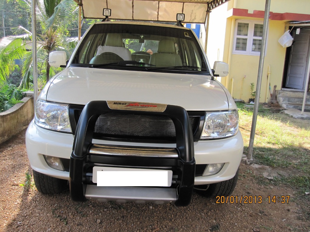 Tata safari dicor clearance front bumper guard