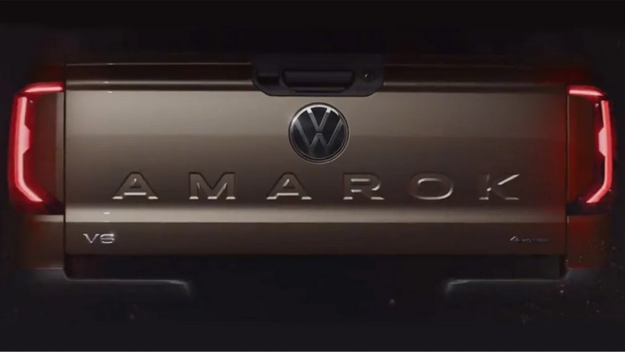 2023 VW Amarok Twitter teaser (rear).jpg