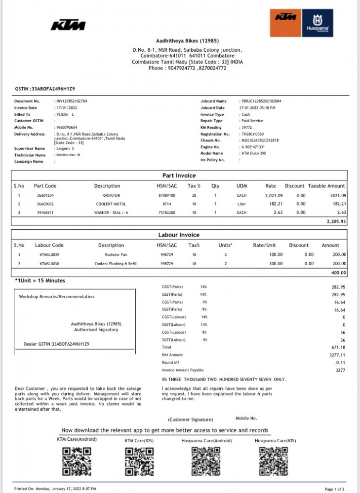 KTM Duke 390 (2016) - Long Term Ownership Review | Page 5 | The ...