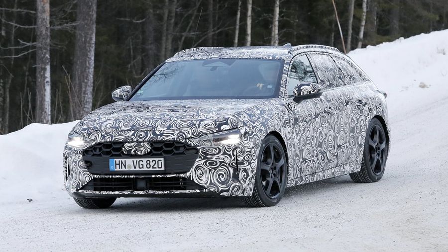 2023 Audi A4 Avant Makes Spy Photo Debut With Dual Exhaust