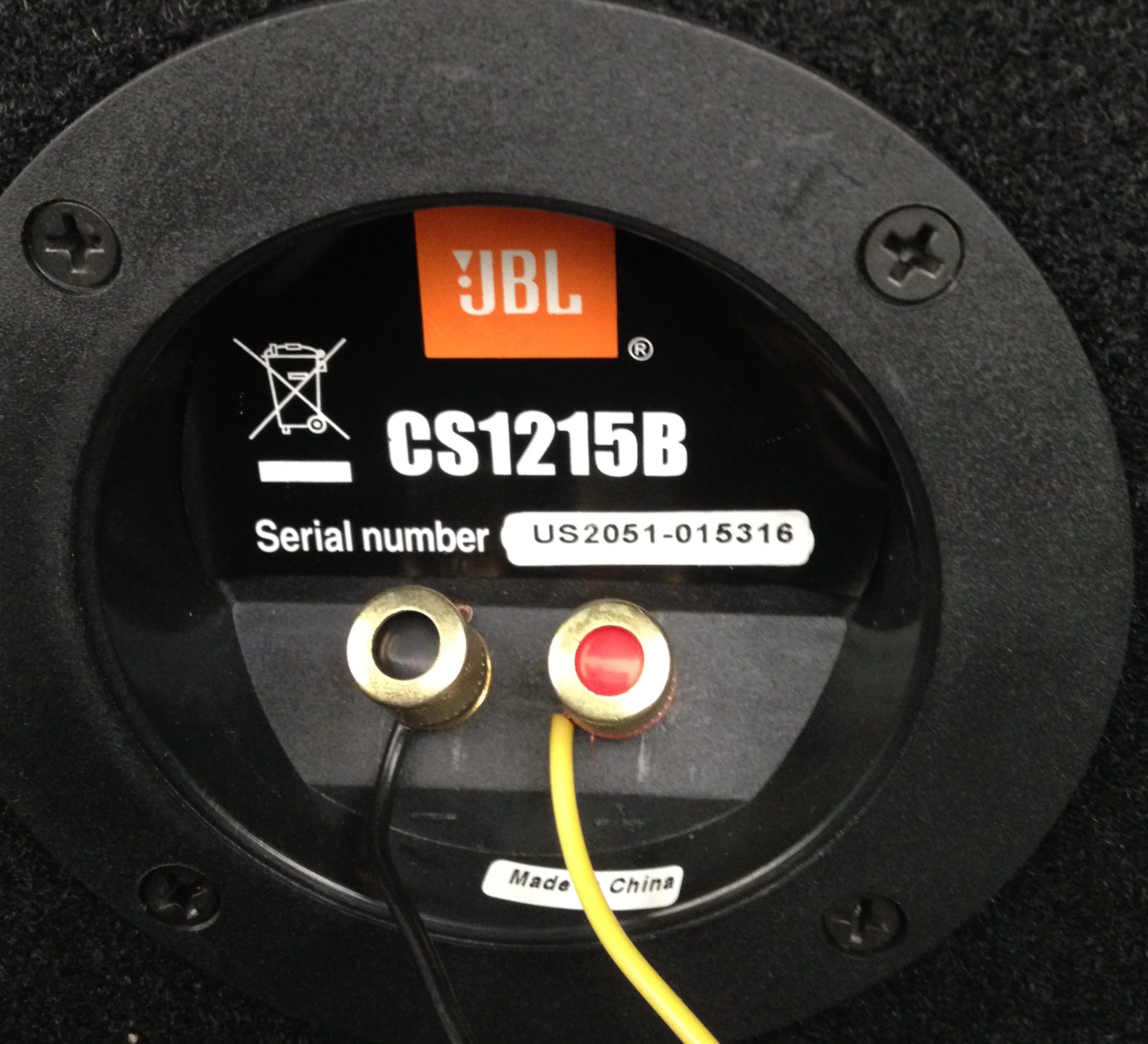 How do i find my jbl serial number?