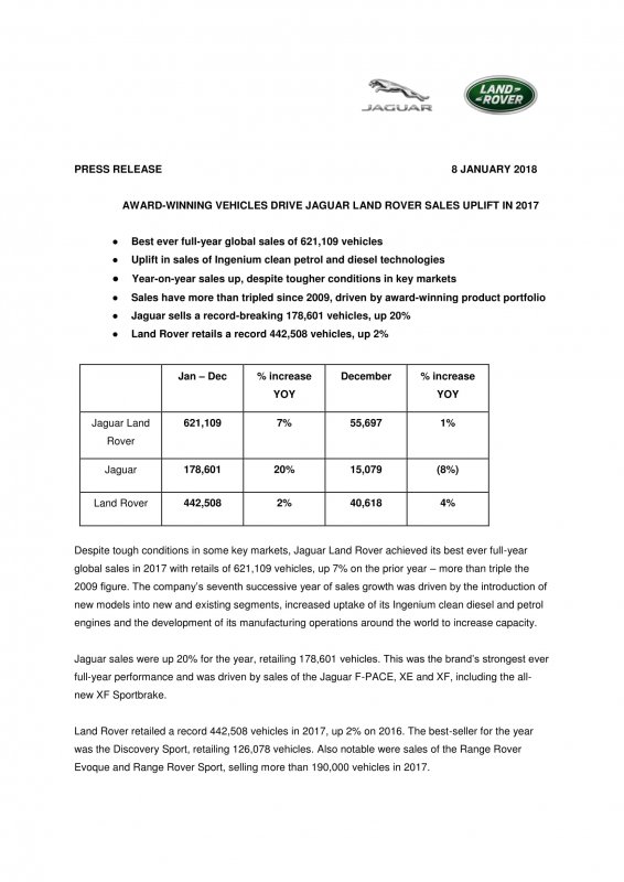 Jaguar Land Rover 2017 Full Year Sales release-1.jpg