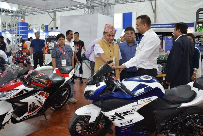 Counsel General of Nepal at the 6th EV EXPO East 2018 at Science City.JPG