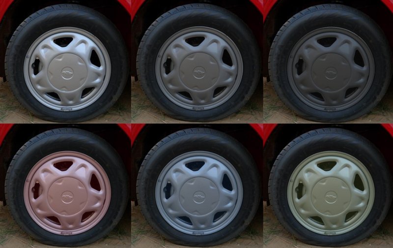 beat modified alloy wheels