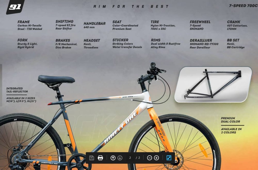 Ninety-One-Black-Arrow-Cycle-Specifications.jpg