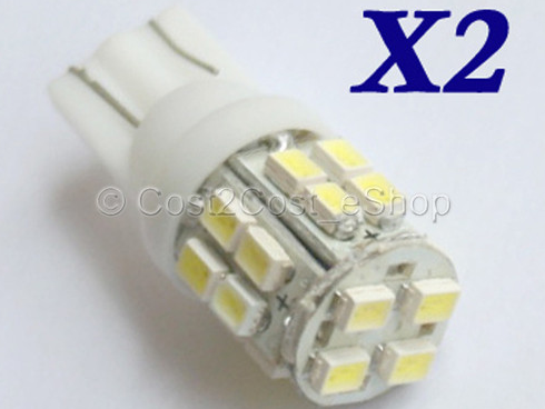 20 SMD LED T10 Car Side Wedge Light Bulb Supper White, 12V Super white Light - Single Bulb.PNG