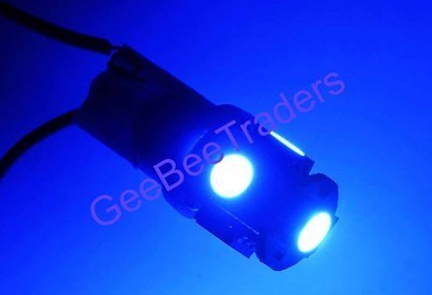 2 pcs. T10 5 SMD 5050 LED Bulb 12 Volt DC Indicator, Parking, Pilot Blue Light 2.PNG