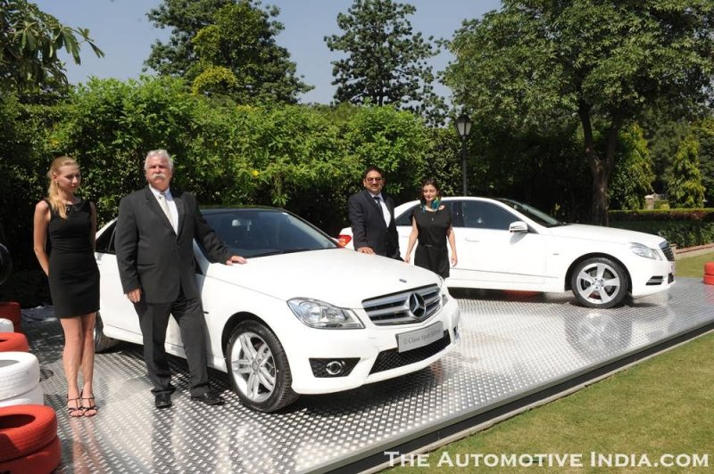 Mr. Peter Honegg, Managing Director and CEO, Mercedes-Benz India and Mr. Debashis Mitra, Directo.JPG